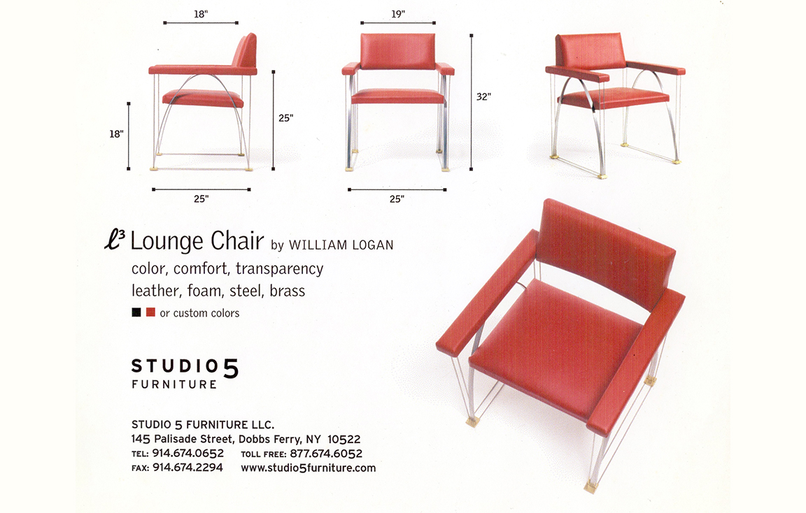 Chair design by William Logan